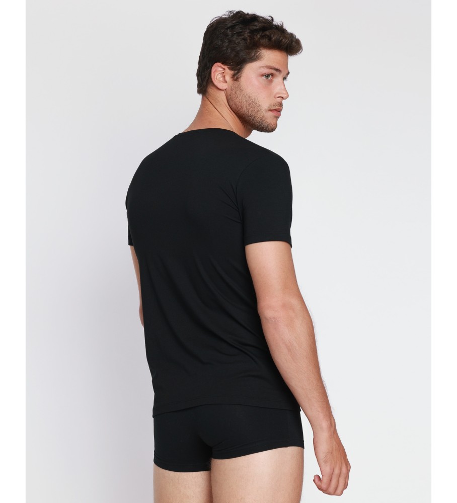 Admas Camiseta Soft Warm negro