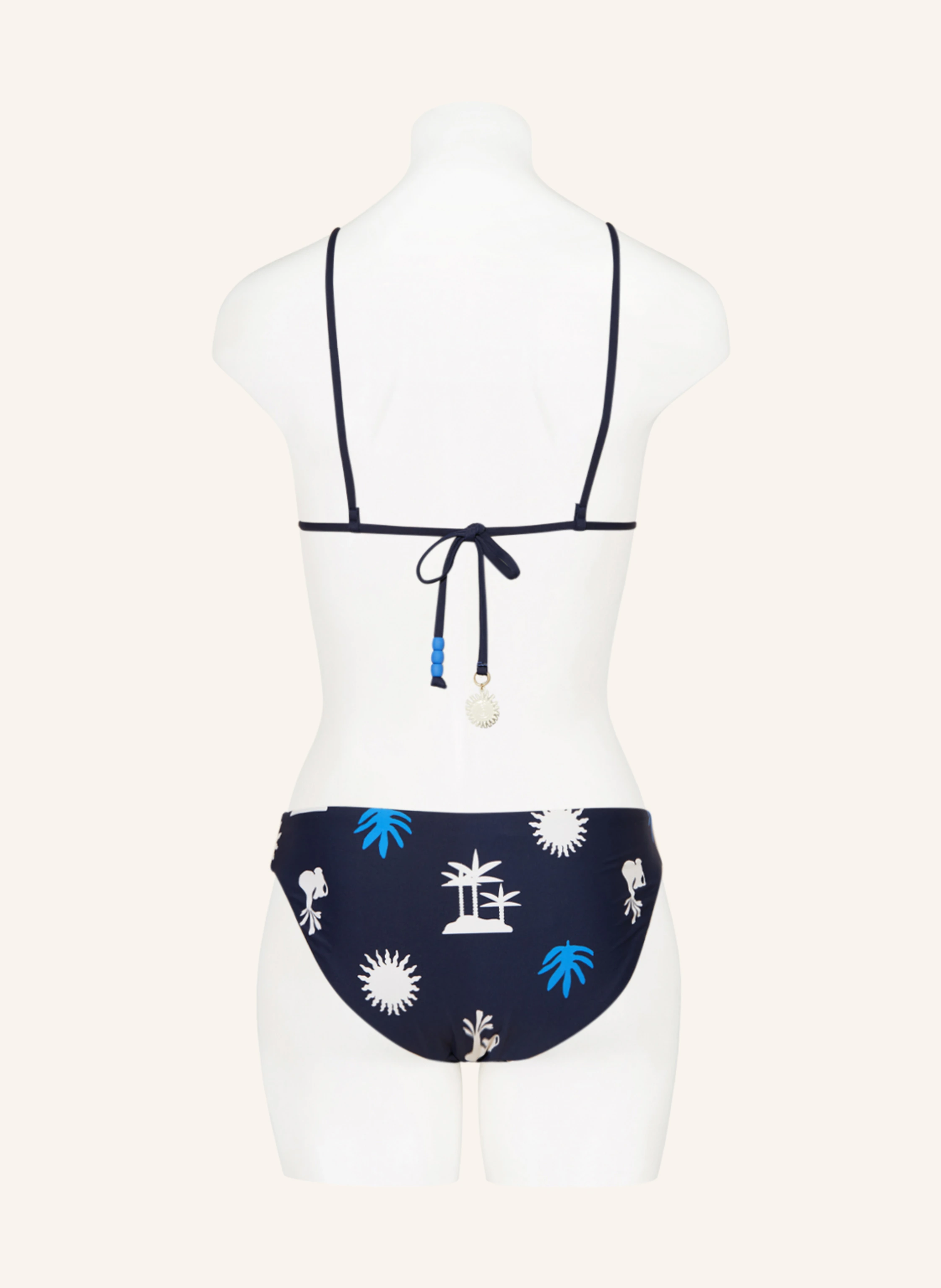 SEAFOLLY Triangel-Bikini-Top LA PALMA mit Schmuckperlen