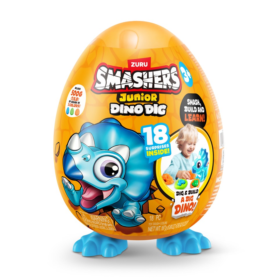 Smashers - Junior Dino Dig, Small Egg S1 Assorteret