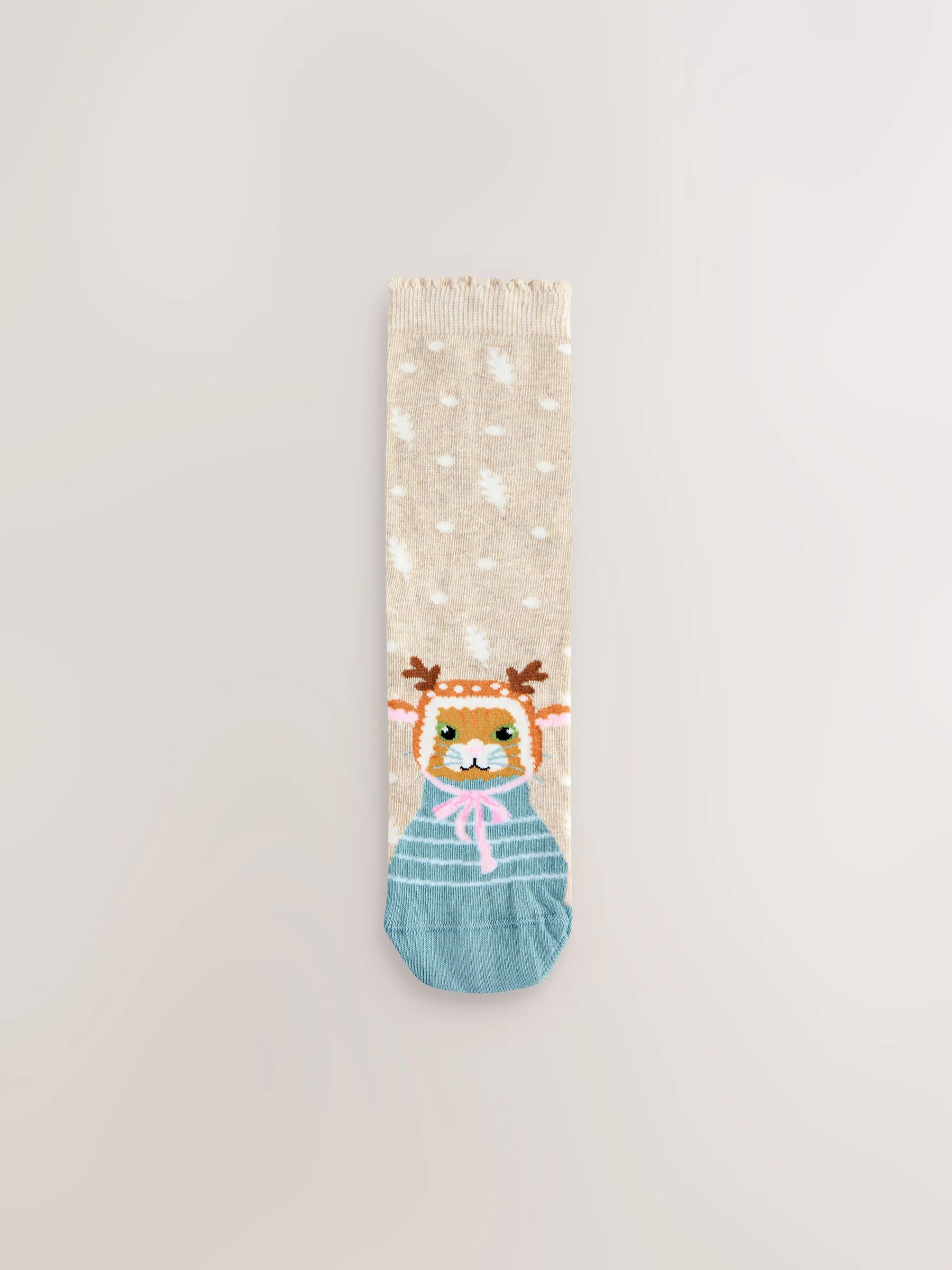 Winterkatten - Set van 4 paar enkelsokken