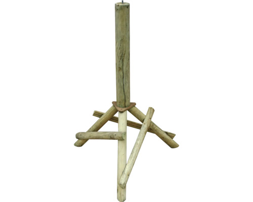 DOBAR voederstandaard, ca. 60 x 60 x 100 cm, voor voederbakken, voederpaal, voederstandaard