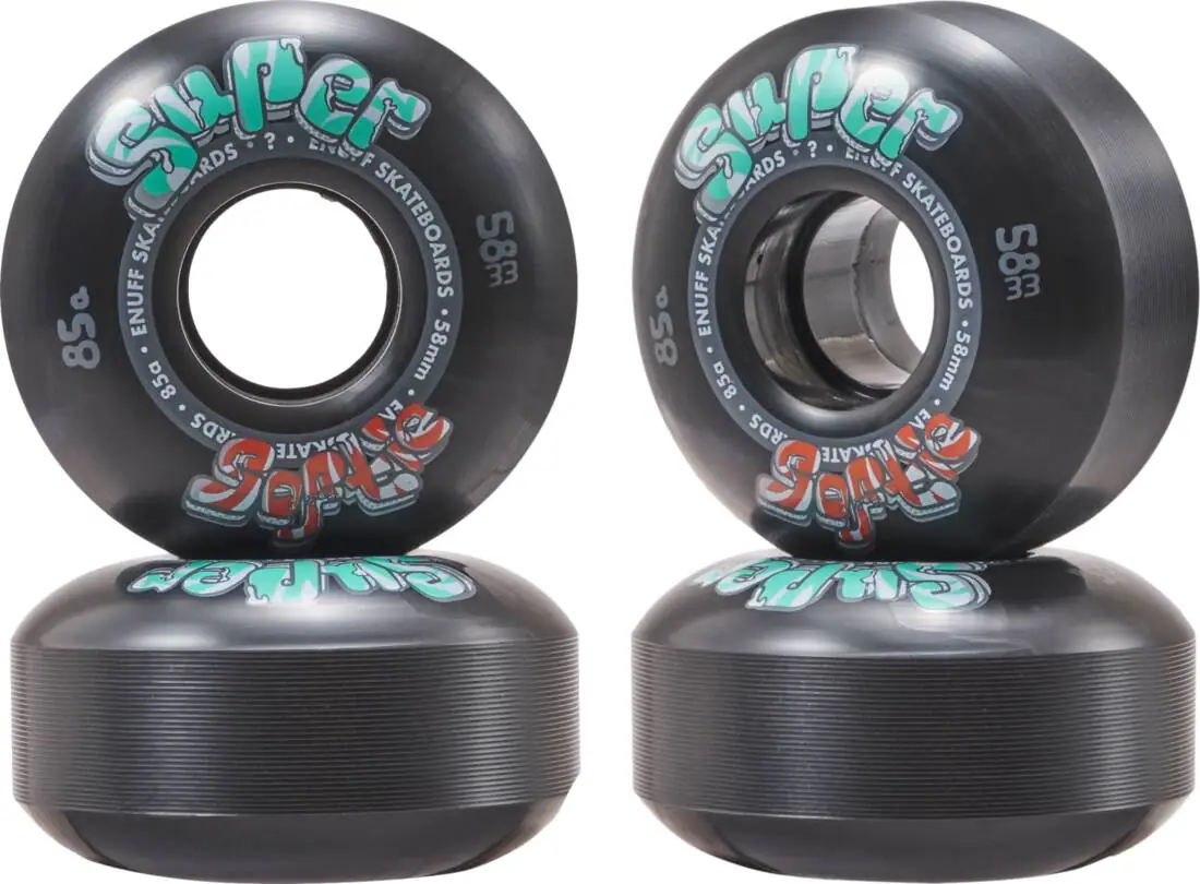 Enuff Super Softies 85A Skateboard Hjul 4-Pak | SkatePro