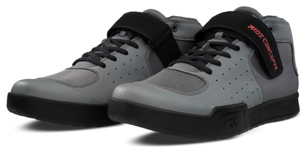 Chaussures VTT Ride Concepts Wildcat Charbon/Rouge