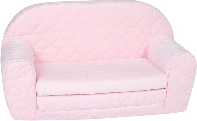 Knorrtoys® Sofa »Cosy, Heart Rose« für Kinder; Made in Europe