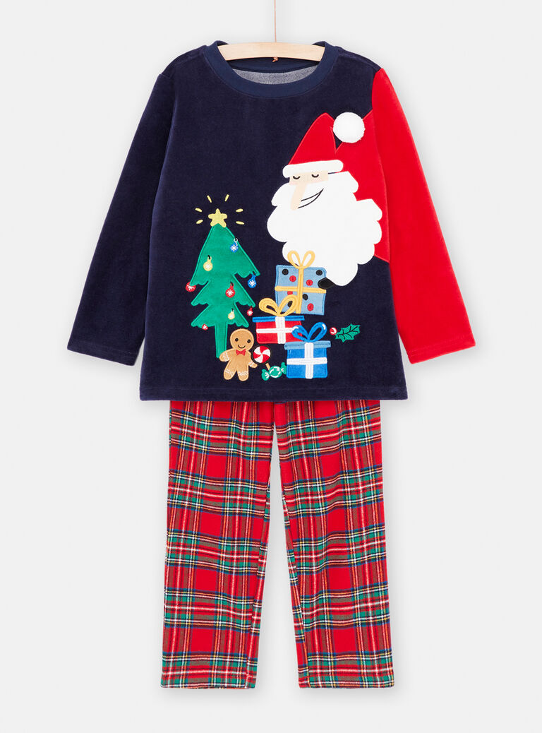 Pyjama NOEL à pompom pour enfant garçon