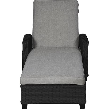 Vila Tjørn solseng 205 cm - sort