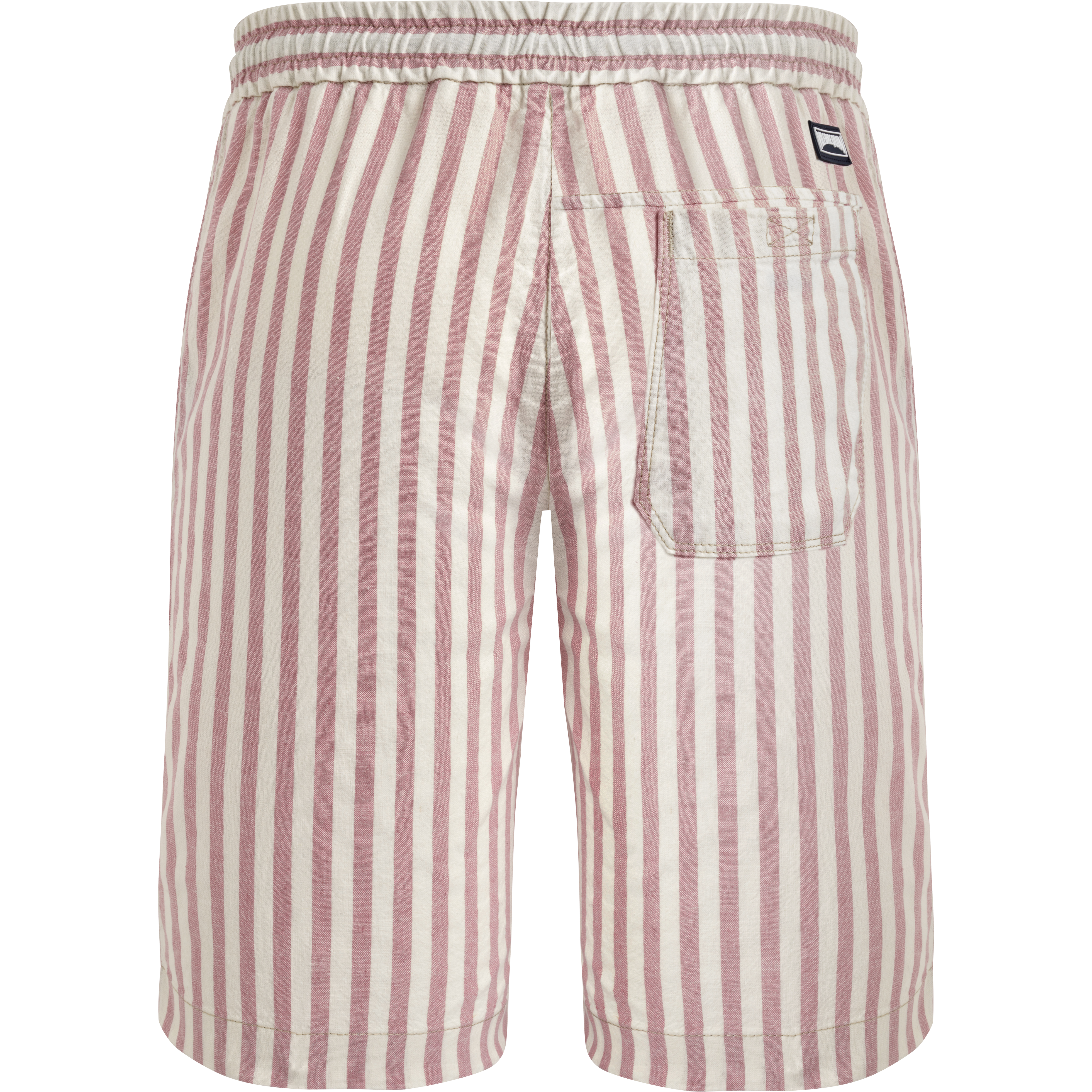Bermuda en Coton et Lin Rayé Homme | Short Homme Vilebrequin