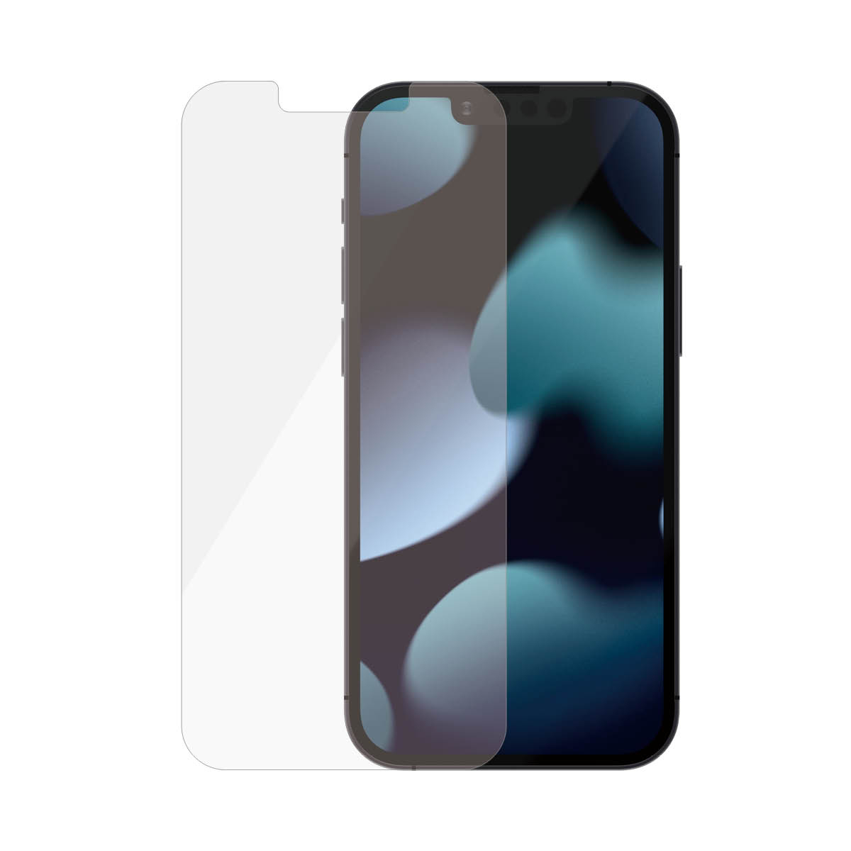 iPhone 13 Mini Antibakterielle Panzer Glas Displayschutz Case Friendly (2741)