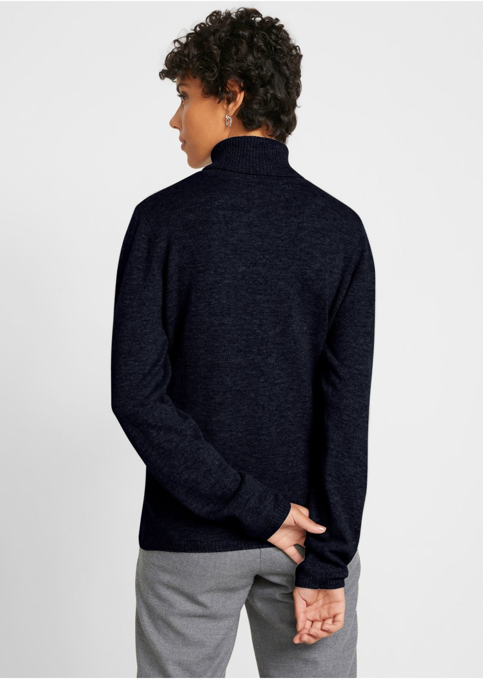 Pull col roulé avec teneur en Good Cashmere Standard®