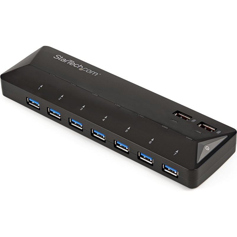 StarTech.com Hub USB 3.0 à 7 ports plus ports dédiés à la charge - 5Gbps - 2x 2,4 A