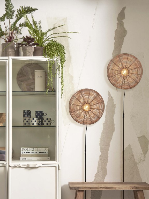 Good&Mojo Tanami wandlamp small naturel
