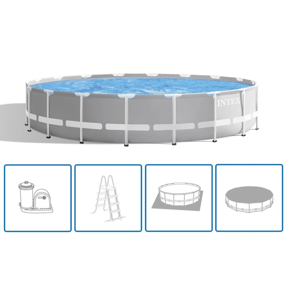 Ensemble de piscine ronde prism frame 549x122 cm 26732gn