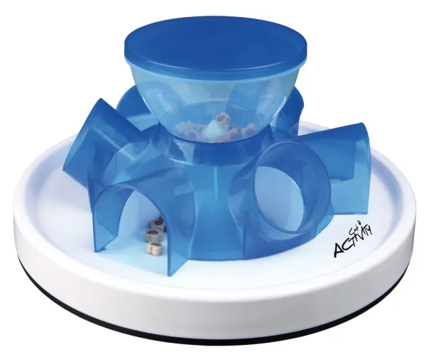 Trixie Cat Activity tunnel fodringsstation, ø 28 cm/14 cm, assorteret