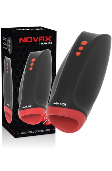 Novax Masturbator With Vibration & Compression Masturbator med vibrasjon