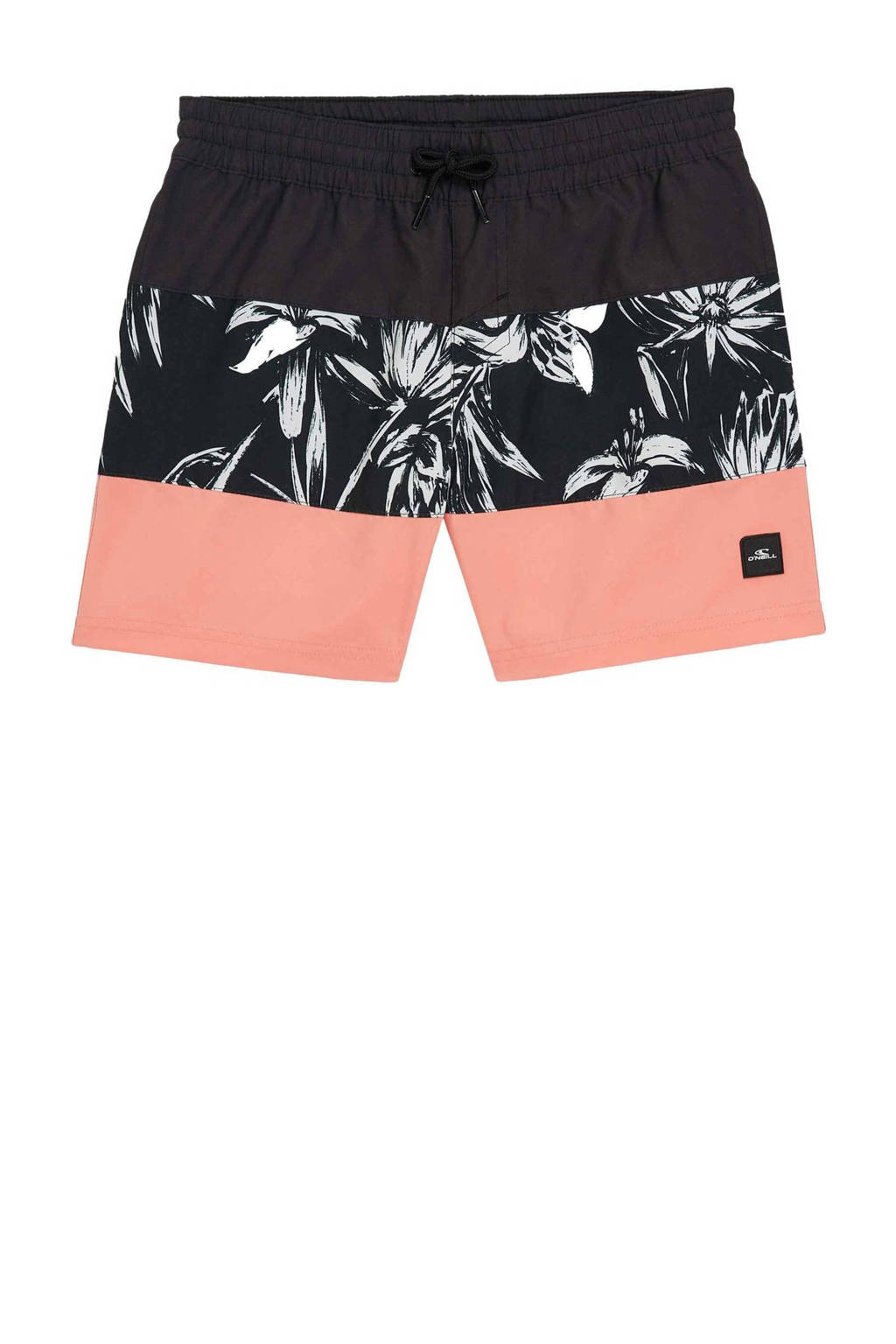 zwemshort Cali Block zwart/roze