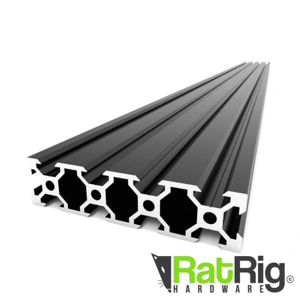 V-SLOT 2080 - Black Anodized 1000mm