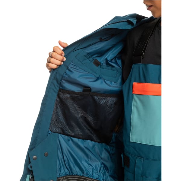 Veste de ski QUIKSILVER AMBITION YOUTH SNJT MAJOLICA BLUE