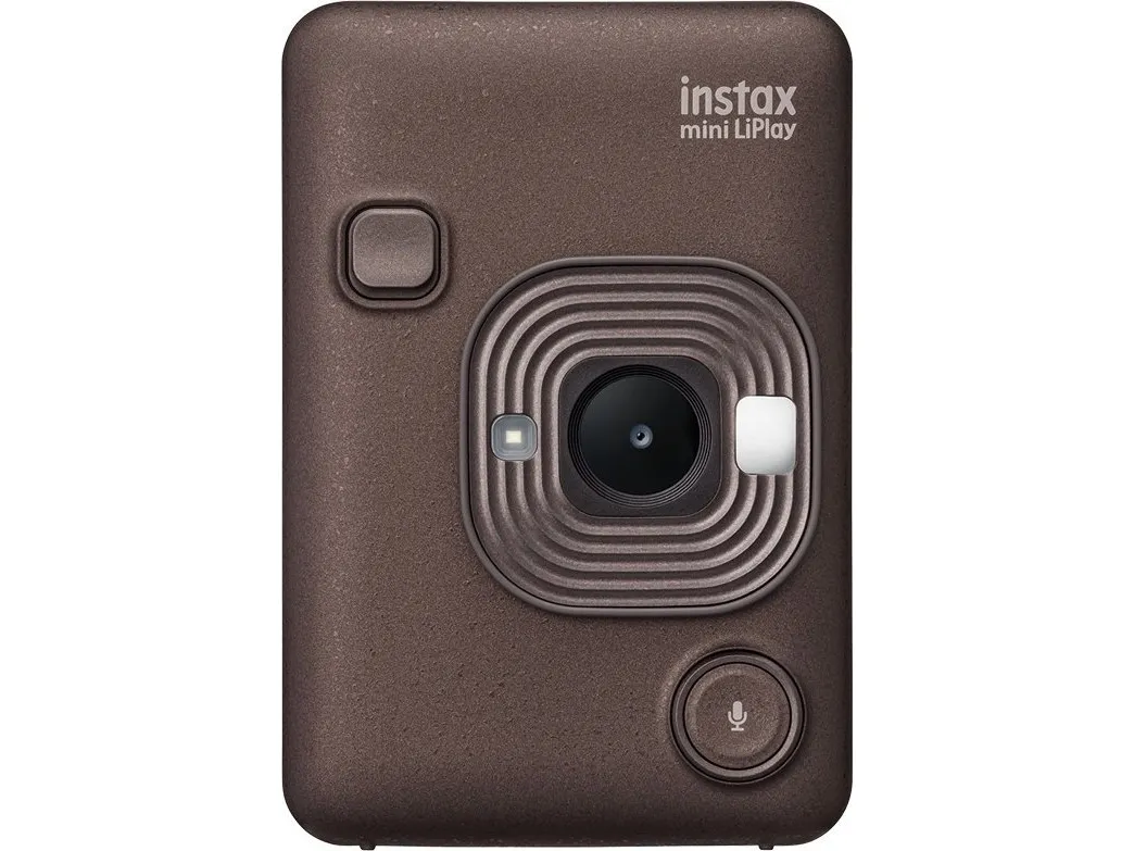 Fujifilm Instax Mini LiPlay - Digitalkamera - kompakt med hurtigfotoprinter - Bluetooth - dyb bronze