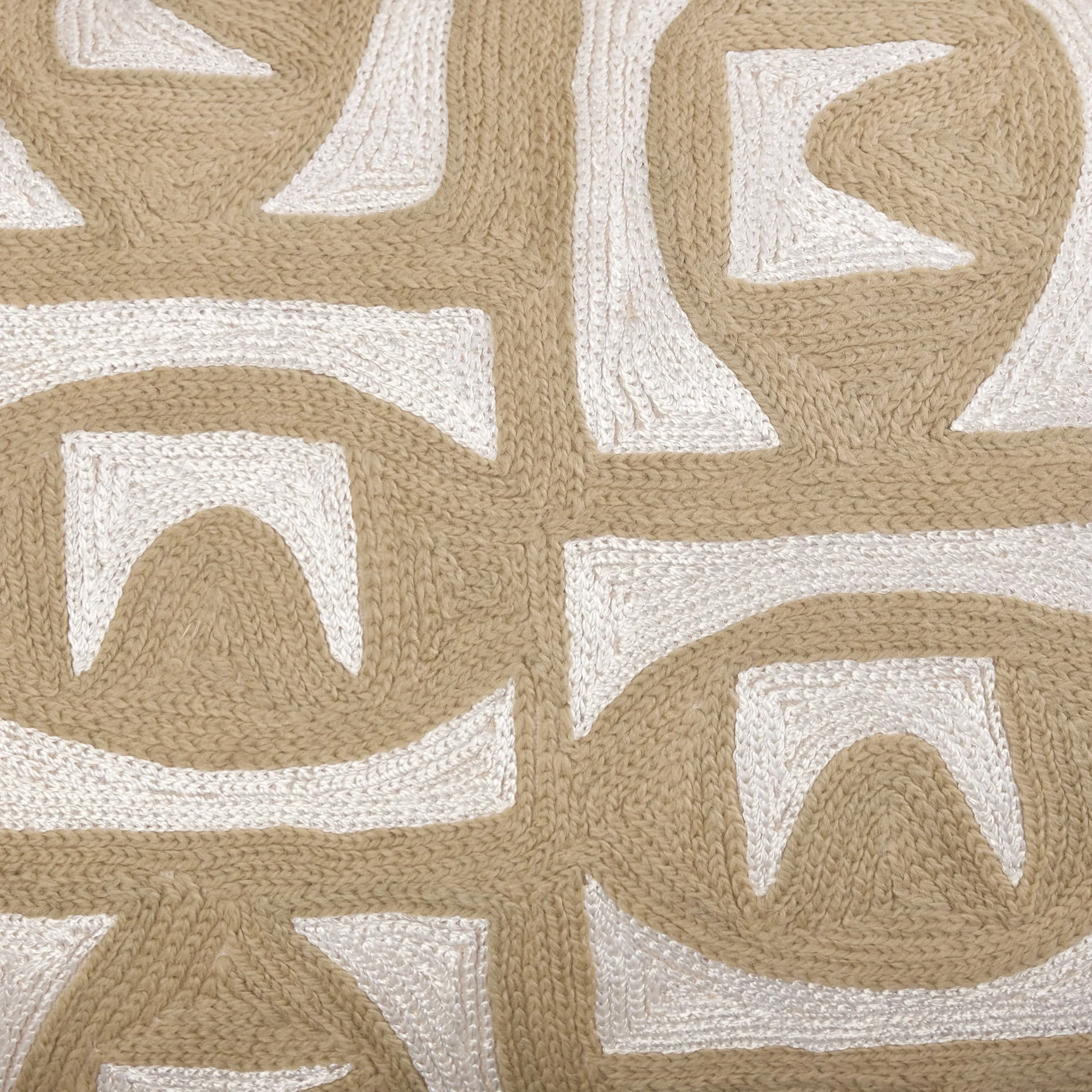 ZACARY - Housse de coussin | Blanc
