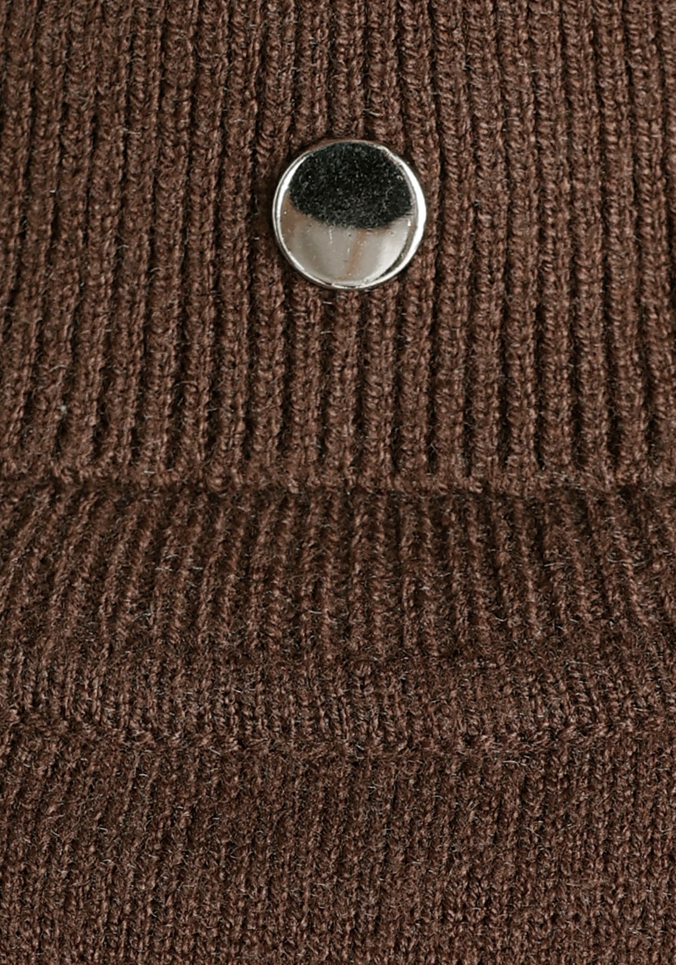 Melrose Rollkragenpullover , mit Ziernieten in enger Passform