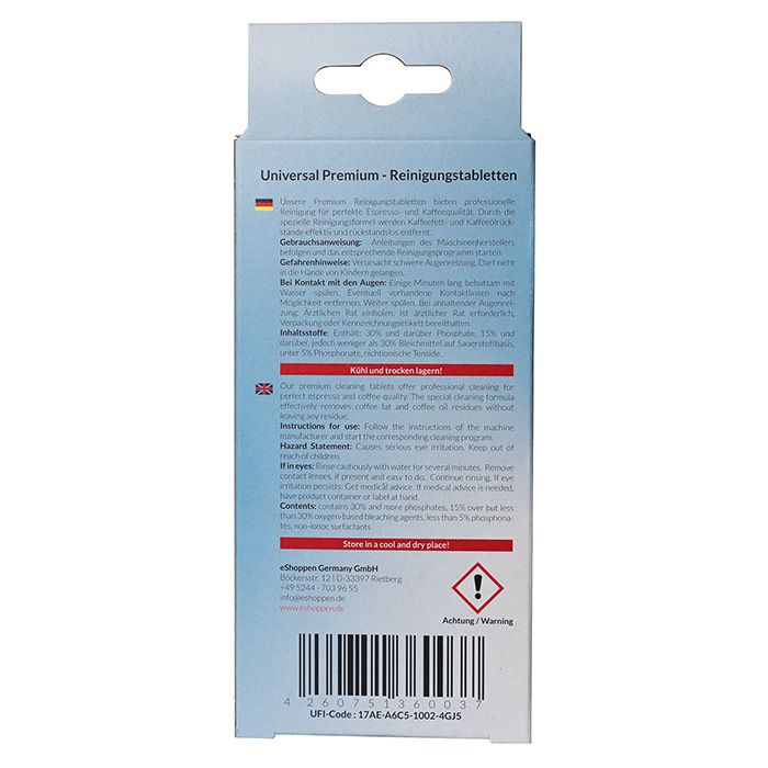 eShoppen 3er Set Reinigungstabletten á 10 Stck.