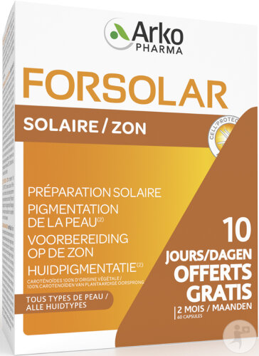 Forsolar Soleil 50 Capsules + 10 Capsules Gratuit
