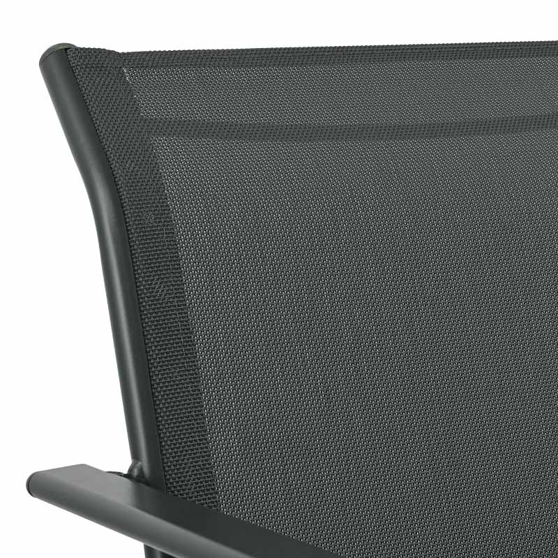 Chaise de jardin avec accoudoirs