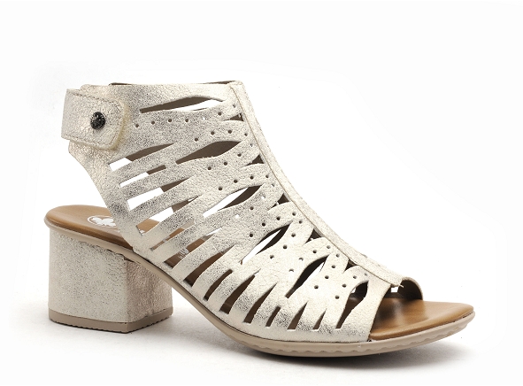 Rieker nu pieds talons femme 64676 or