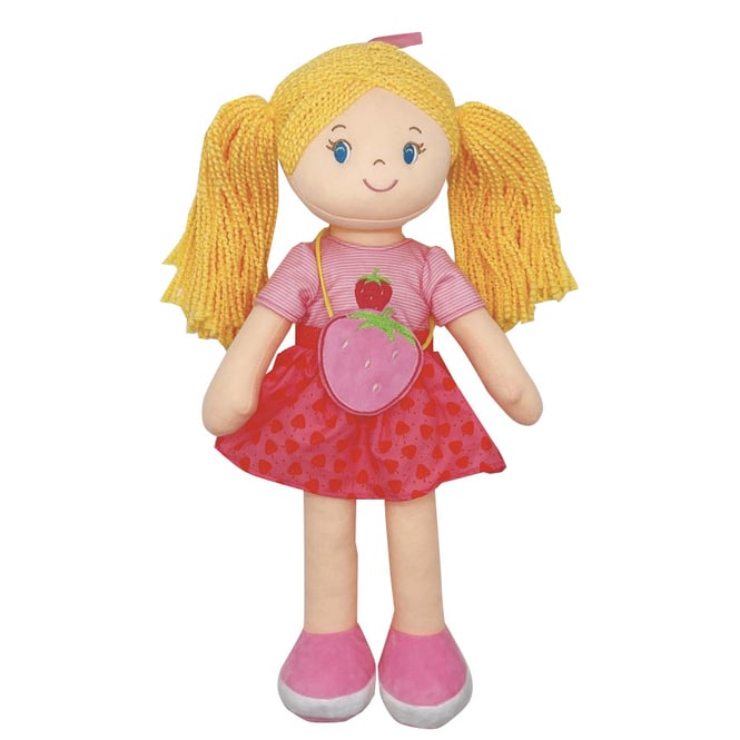 Besttoy - Weichpuppe Maggy mit Erdbeeroutfit
