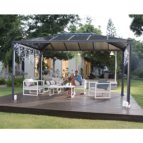 Palram – Canopia Martinique havepavillon 4300 - antracitgrå