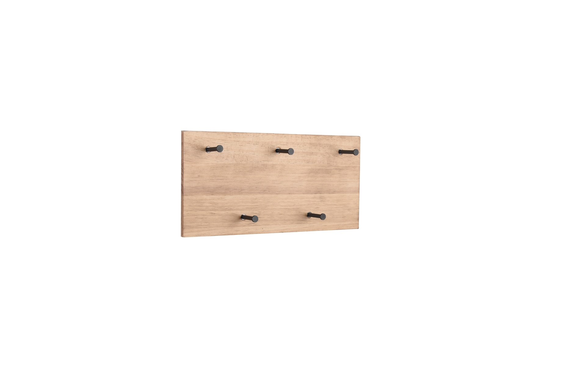 Wandgarderobe Samantha 40 x 20 cm braun/schwarz