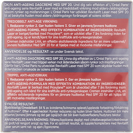 Anti-age dagcreme m. LHA og pro-xylane m. SPF20