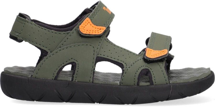 Timberland Kid's Perkins Row 2-Strap Sandal Sandalen olijfgroen