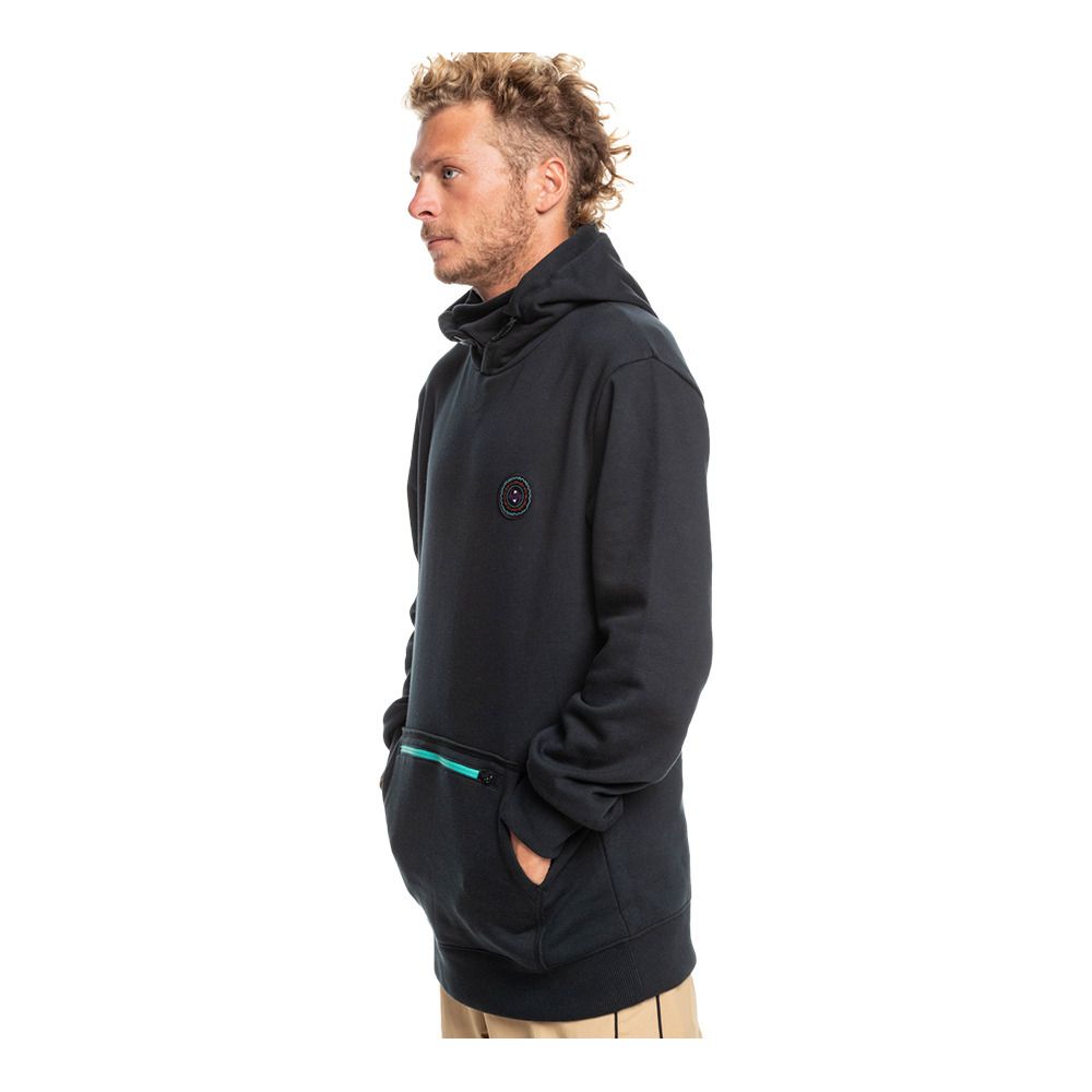 Quiksilver BIG LOGO TECH - Sweat Homme true black