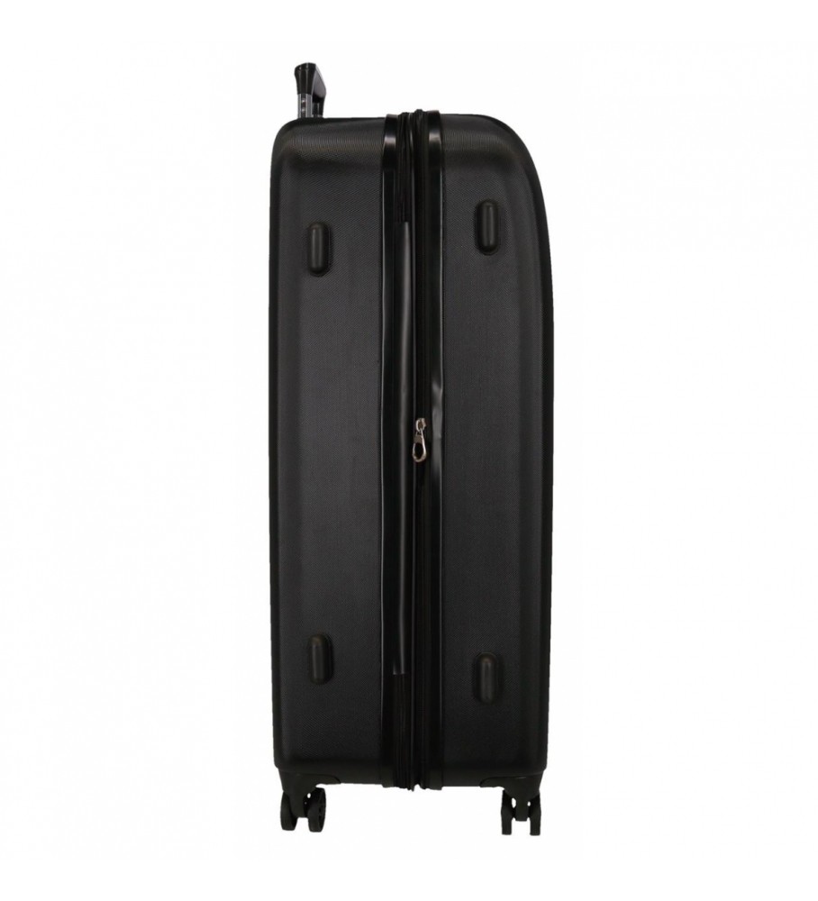 Movom Maleta Mediana Movom Riga Rgida negro -49x70x27cm-