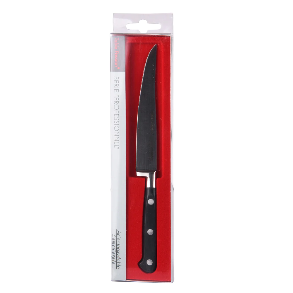 Couteau à steak lame forgée 13 cm Table passion