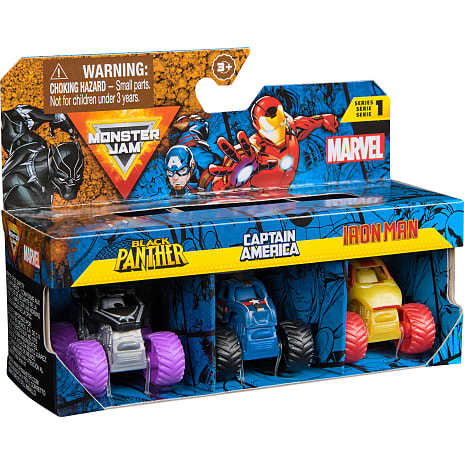 Monster Jam mini 1:87 Marvel monstertrucks