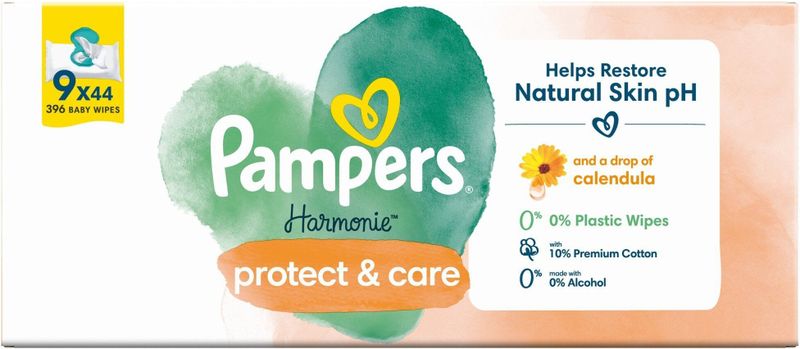Pampers - Harmonie Protect & Care - Billendoekjes - Calendula - 792 doekjes