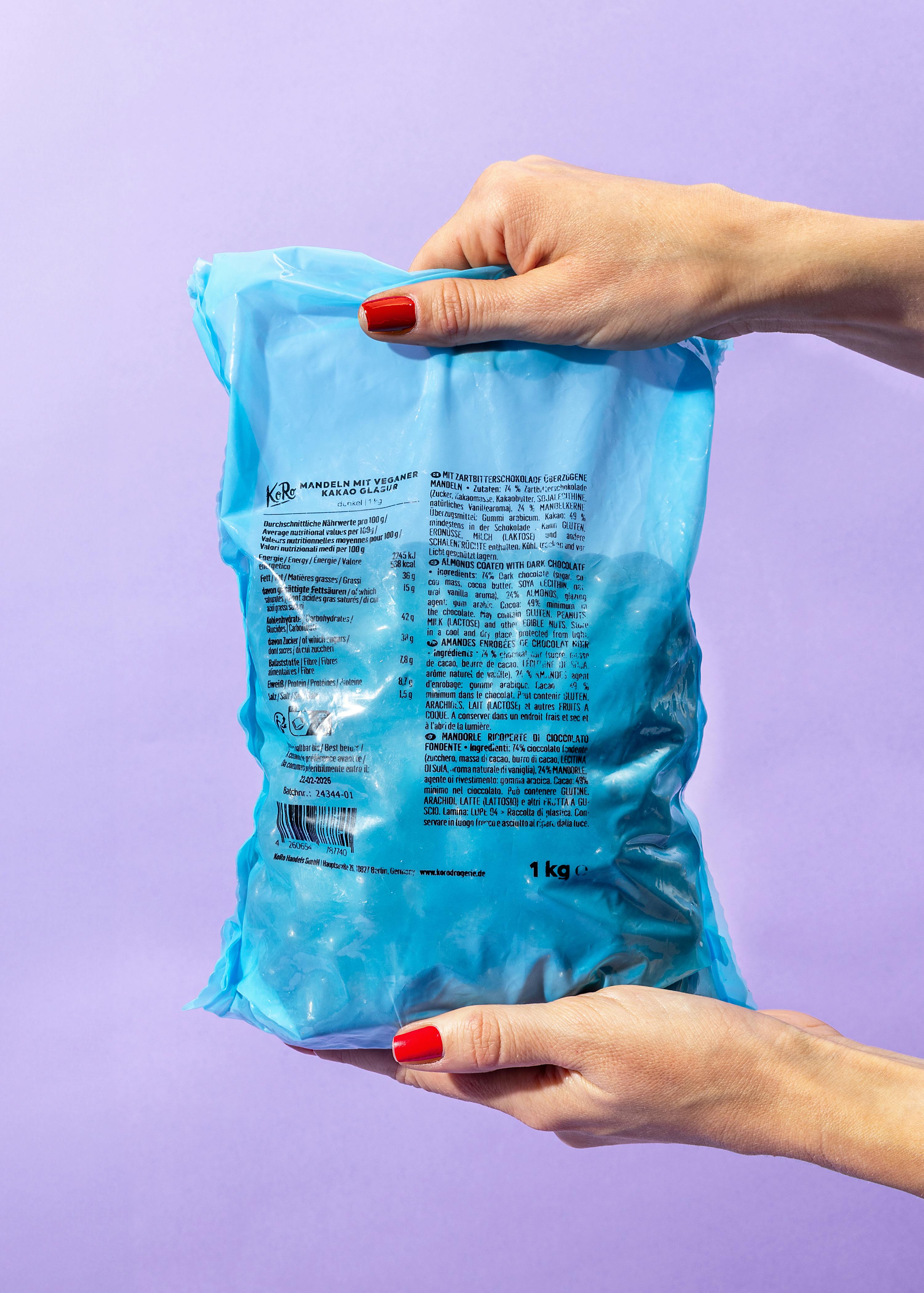 Mandeln in Zartbitterschokolade 1 kg