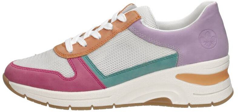 Rieker Sneakers Laag fuchsia