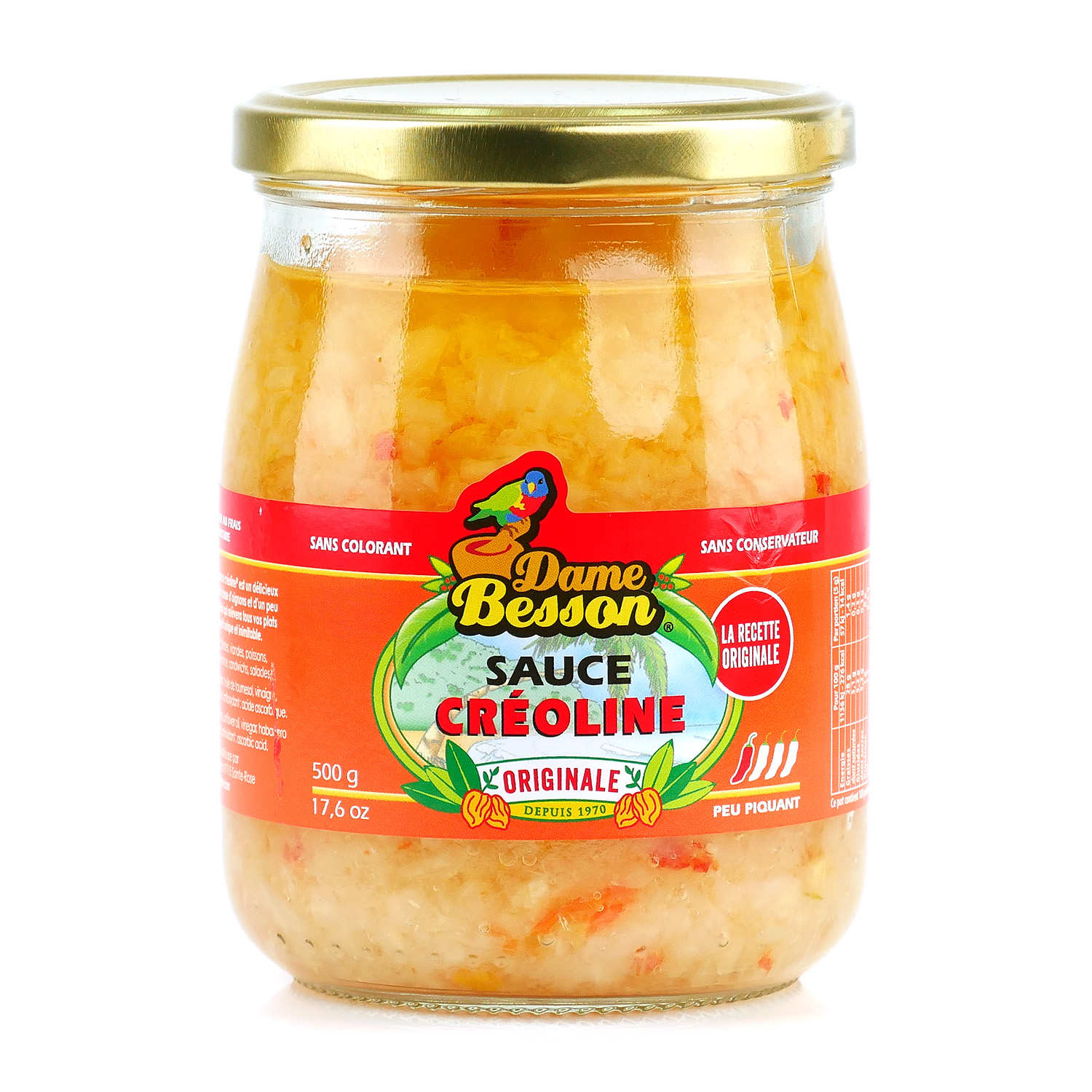 Sauce créoline de Guadeloupe - Originale