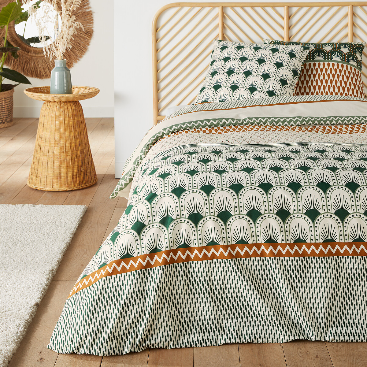 SO'HOME<br>Conjunto de cama de algodão, fronha quadrada, Lilia