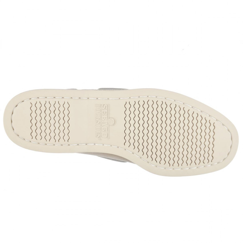 DOCKSIDES PORTLAND FLESH OUT Brown Taupe-Chaussures bateau pour homme en suede Portland