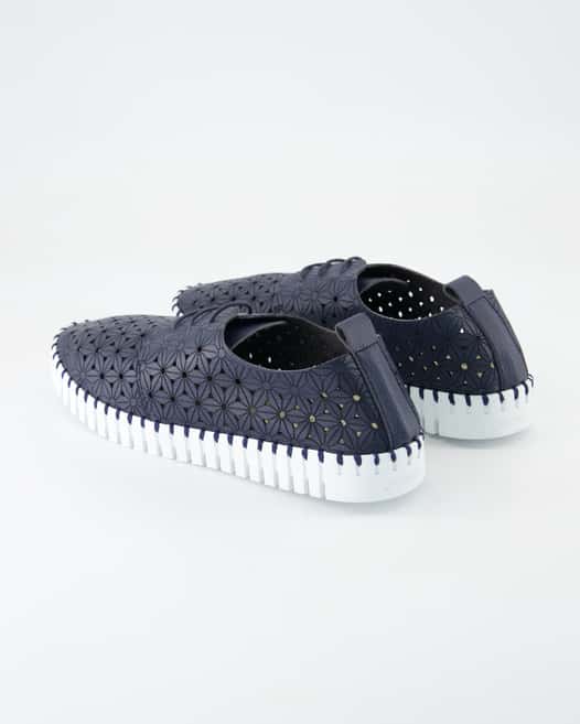 Terry Poppy Sneaker in Blau