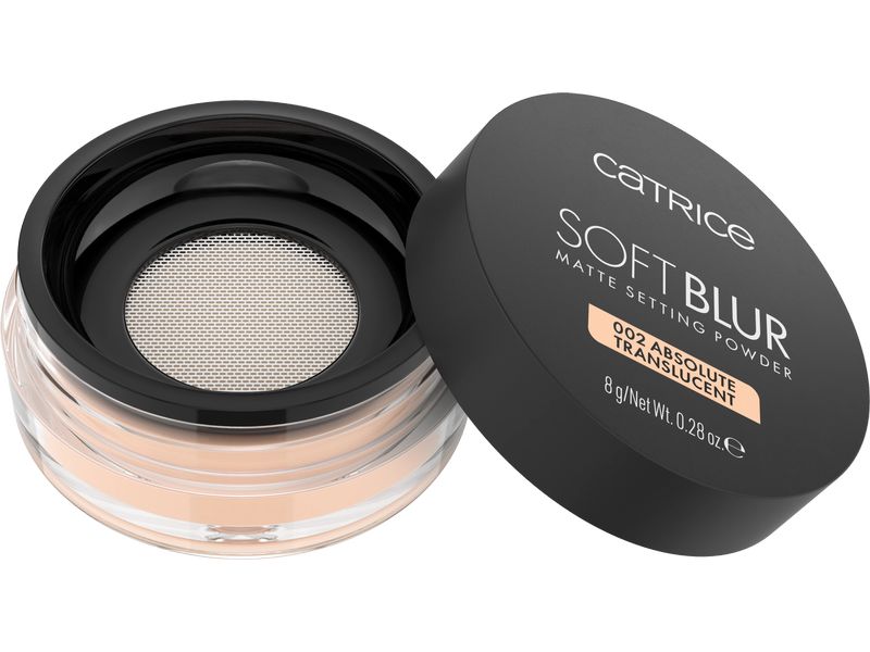 Catrice Puder Soft Blur Matte Setting 002 Absolute Transluc Ultraleichtes, seidiges Puder sorgt für ein nahtloses, weichgezeichnetes Finish