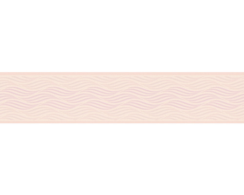 Zelfklevende rand 3841-19 Alleen rand golven roze 5 m x 13 cm