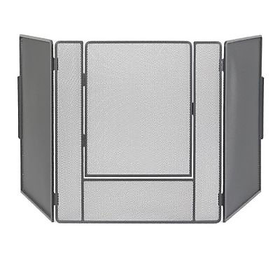 Pare-feu 3 volets L. 70/80/70 cm 1 porte L.61 x H.56 cm Le Marquier