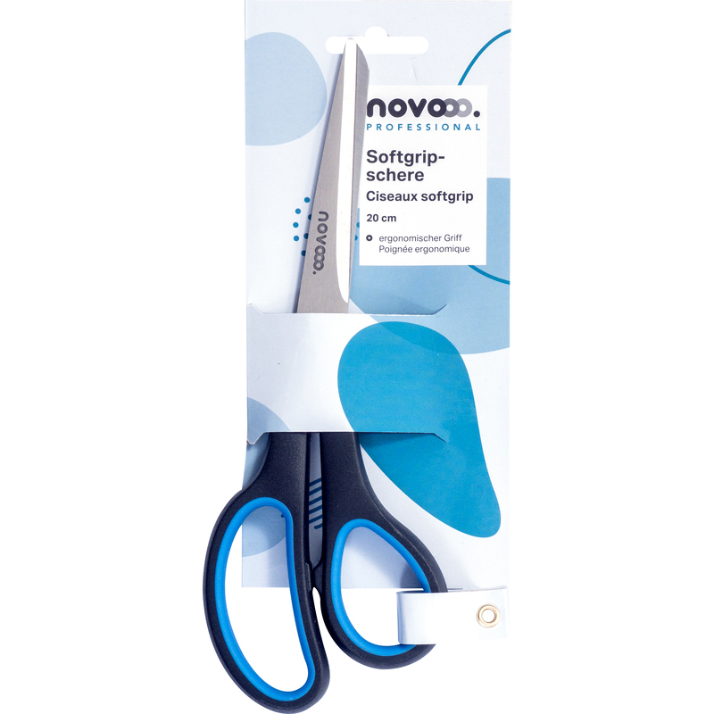 novooo Schere Softgrip Professional, 20 cm