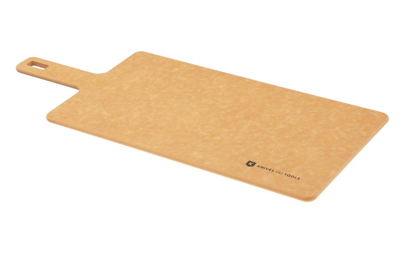 Knivesandtools Wood Fiber, Natural, serveerplank, 43,2 x 17,8 cm