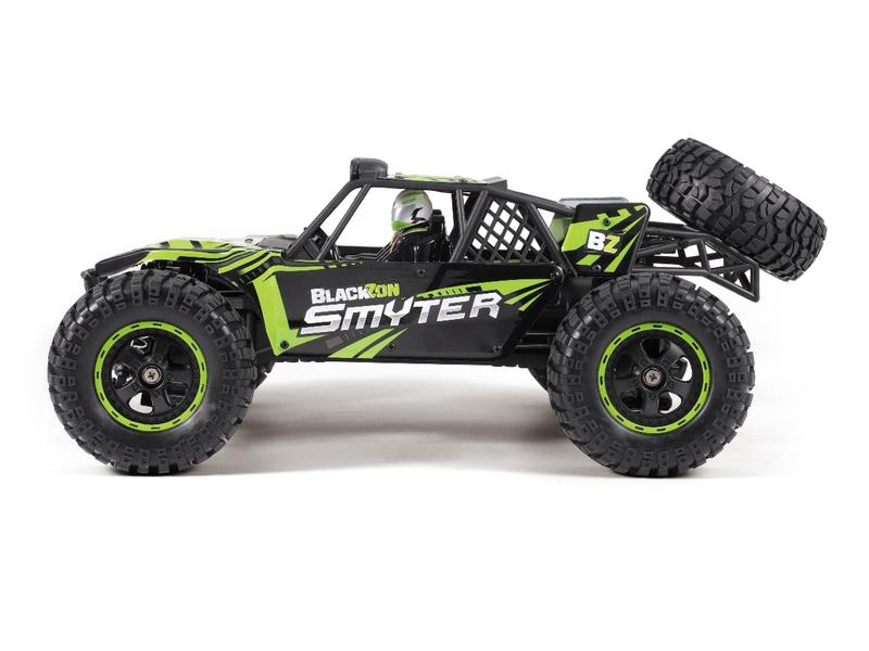 Blackzon Buggy Smyter DB 4WD Grün, RTR, 1:12 4WD Off-Road RC-Modellauto im Massstab 1:12 für Einsteiger